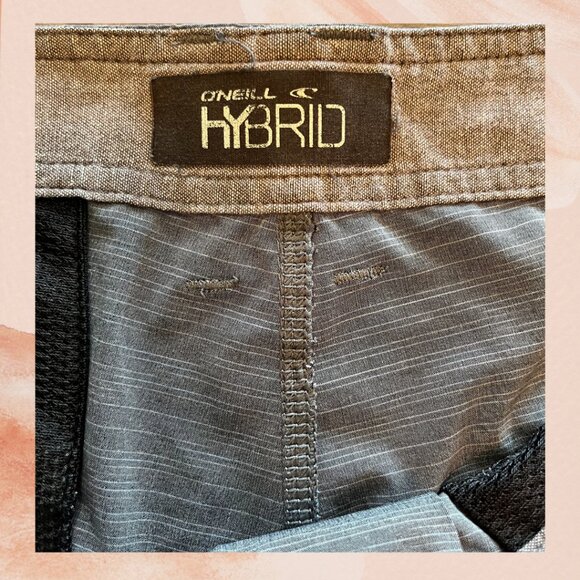 O'Neill Gray Hybrid Swim Outdoor Shorts - Picture 3 of 3